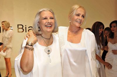 Laura Biagiotti con Virna Lisi
