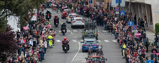 Nuoro, il passaggio del 100° Giro d'Italia