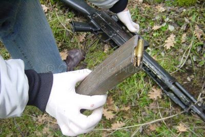 Alcune delle armi sequestrate in Ogliastra