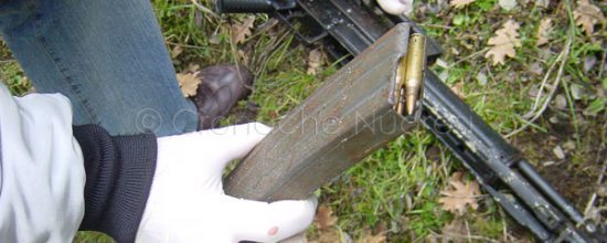 Alcune delle armi sequestrate in Ogliastra