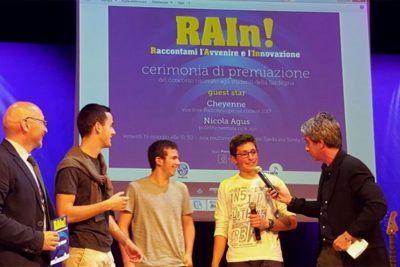 Gli studenti premiati intervistati dal giornalista Nicola Pisu