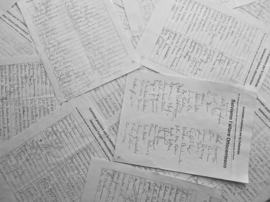 Comitato popolare: il presbiterio della Cattedrale di Nuoro non si tocca. Superate le 3mila firme