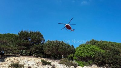Cala Liberotto, l'intervento dell'elisoccorso