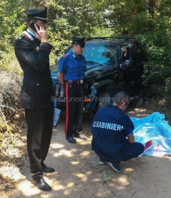 Fonni. La scena dell'omicidio di Salvatore Nolis
