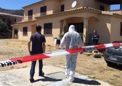 San Teodoro, la Scientifica a lavoro nella villetta dove è stata uccisa Erica Preti