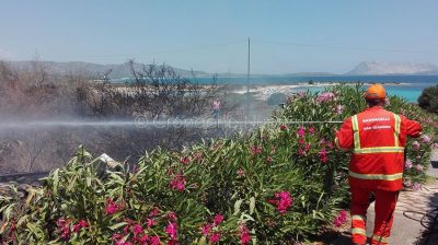 I Barracelli domano le fiamme (© Cronache Nuoresi)