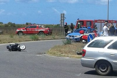 La scena dell'incidente
