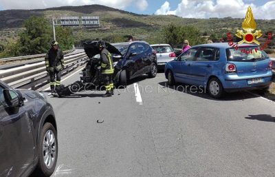 La scena dell'incidente
