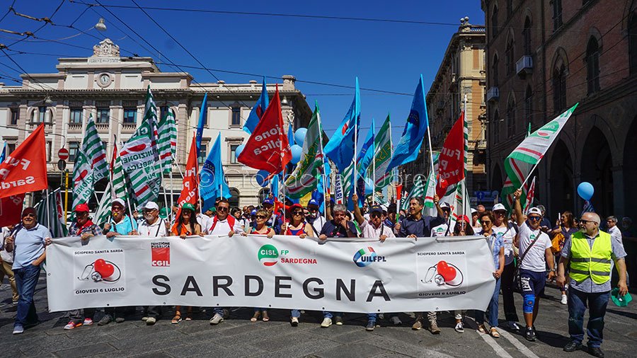 Sciopero generale: la Sardegna in piazza per protestare contro la Riforma sanitaria