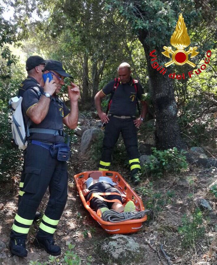 Escursionista 62enne si infortuna e viene recuperata dai Vigili del fuoco