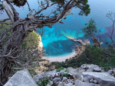 La spiaggia di Cala Biriola a Baunei