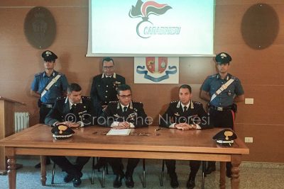 La conferenza stampa per l'omicidio di San Teodoro
