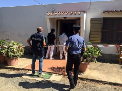 La casa dove è avvenuto il fatto di sangue a S.Maria Navarrese