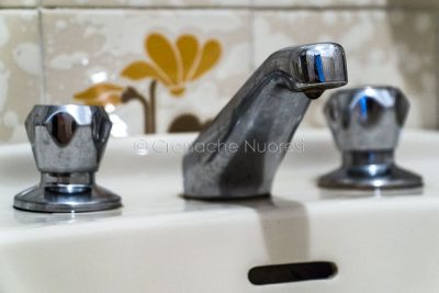 Rubinetti a secco (foto Cronache Nuoresi)