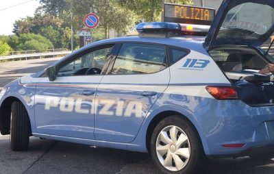 Una Volante della Polizia