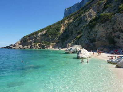La spiaggia di Cala Mariolu a Baunei