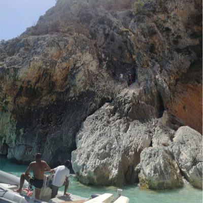 Le operazioni di recupero del turista Francese