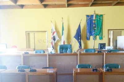 L'aula consiliare del Comune di Nuoro