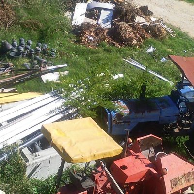 La discarica nel centro di Siniscola