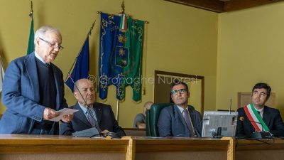 La visita a Nuoro del presidente della Corte Costituzionale Paolo Grossi (foto S.Fara)