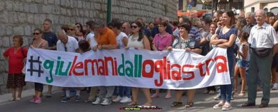 Una manifestazione di protesta di 