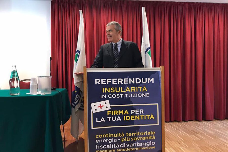 Principio di insularità: Vargiu è pronto al referendum sardo