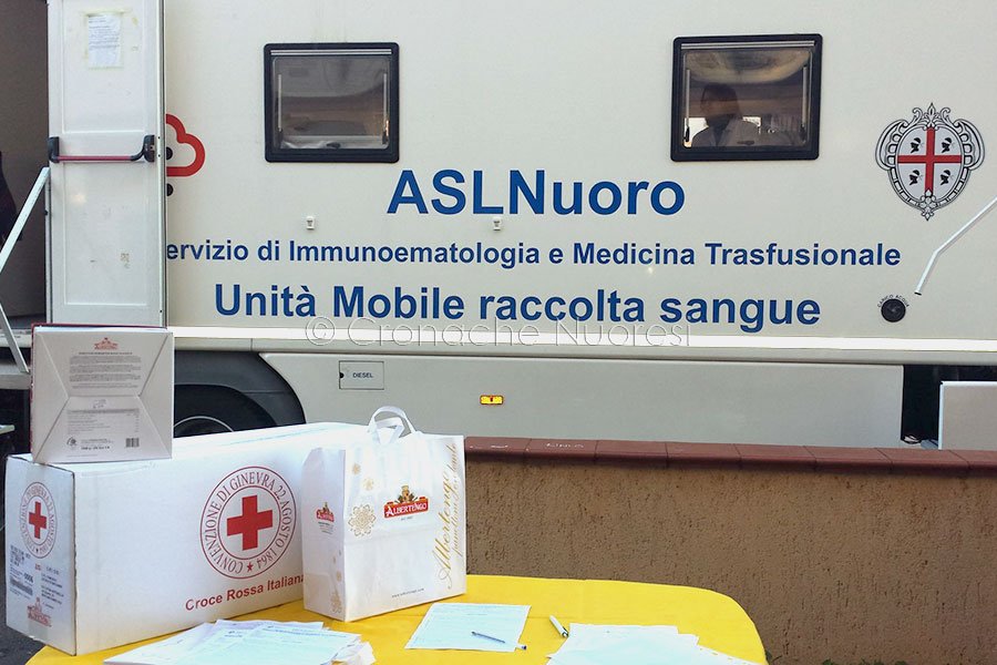 Autoemoteca di Nuoro in marcia, stop ai viaggi del sangue verso Alghero