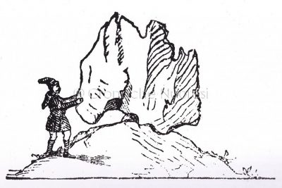 Sa preda ballerina nel 1869 (disegno di Alberto Della Marmora)