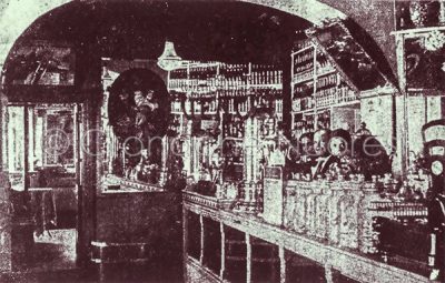L'interno del Caffè Laconi veduta interno, anni Venti