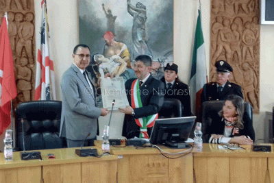 Abdeladiz Essid, cittadino onoraria di Macomer (© foto Cronache Nuoresi)