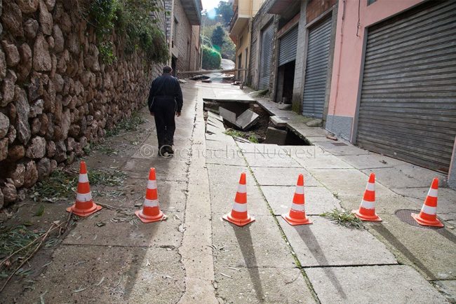 La devastazione del Ciclone Cleopatra a Bitti (foto S. Novellu)