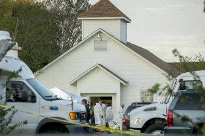La chiesa Battista dove è stata fatta la strage