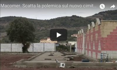 Lavori al nuovo cimitero di Macomer (foto Cronache Nuoresi)