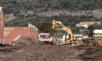 Lavori al nuovo cimitero di Macomer (foto Cronache Nuoresi)