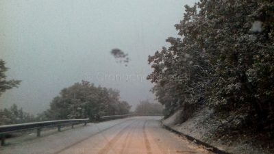 Neve sulla Fonni-Desulo