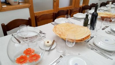 Una delle sale della struttura di Monte Maccione