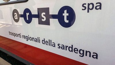 Un particolare del nuovo treno