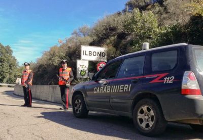 Un posto di blocco dei Carabinieri