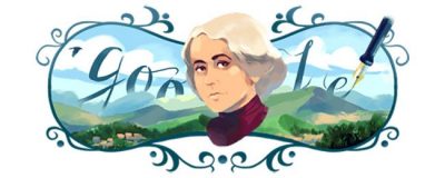 Il doodle di Grazia Deledda