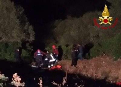La scena dell'incidente mortale a Marreria dell'incidente mortale a MarreriLa scena dell'incidente mortale a Marreri