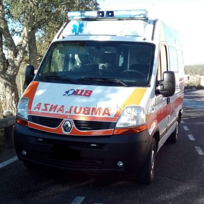 Un'ambulanza del 118