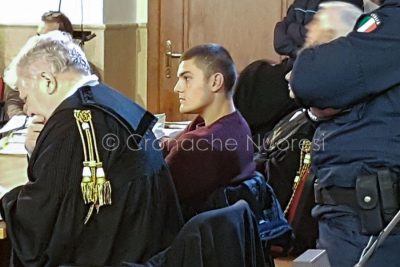 Alberto Cubeddu durante il processo