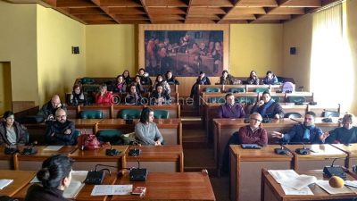 Nuoro, Riunione della Commissione Servizi Sociali per la questione Asilo Primi Passi (foto C.Nuoresi)