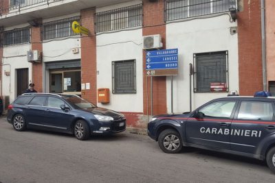 L'ufficio postale rapinato a Talana