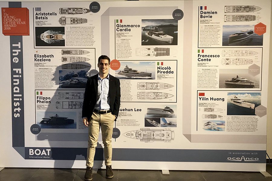 Nuoro. Nicolò Piredda vince il Young Designer of the Year 2018