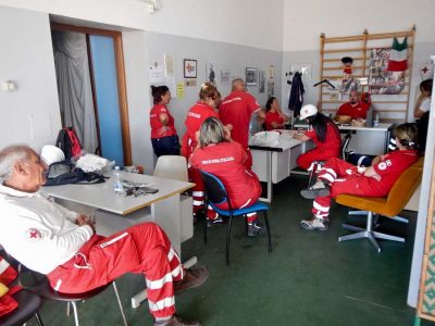 I volontari della Croce Rossa Italiana nuorese