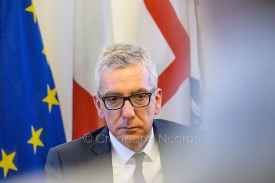 Il presidente della Regione Pigliaru (foto S.Novellu)