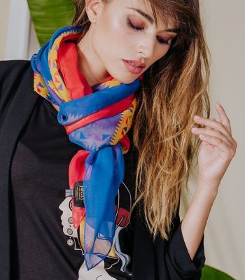 Joias, foulards seta twill Desulo