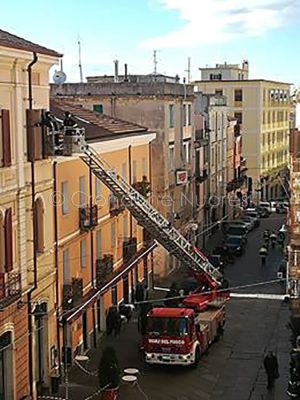 Danni provocati dal vento al Corso Garibaldi
