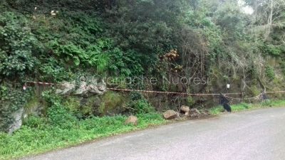 La vecchia strada che collega Scano Montiferro e Cuglieri dopo la frana